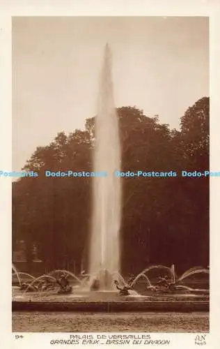 R178982 Palais de Versailles. Grandes Eaux. Bassin du Dragon