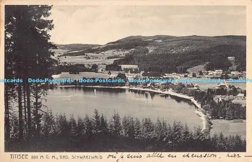 R179220 Titisee 860 M u. M. Bad. Schwarzwald. Metz. 1936