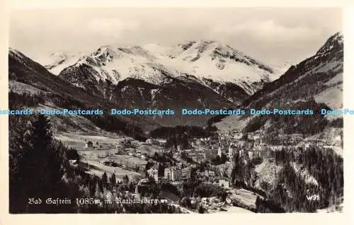 R179227 Bad Gastein 1083 m. Rathausberg. H. Wolfsbauer. RP