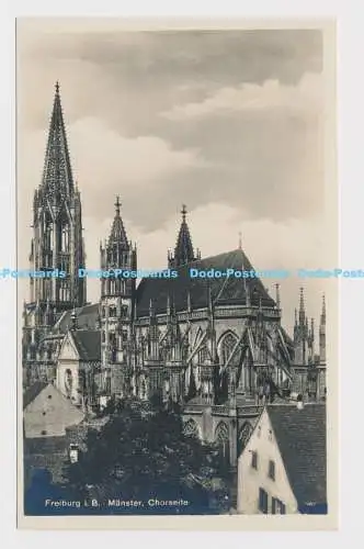 C001464 Freiburg i. B. Münster. Chorseite. Emil Hartmann. Mannheim