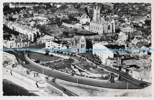 C001736 Penzance. Aerofilms Ltd. London. Serie St. Albans. RP. 1961