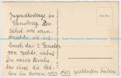 C002298 Jugendherberge in Flensburg. J. H. 391. Hans Hartz. Hans Andres