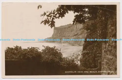 C002394 Shanklin Head and Beach. Schaftlin. 104. RP. Nahe. 1929