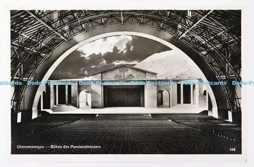 C001957 Oberammergau. Buhne des Passionstheaters. H. Kronburger. 1955
