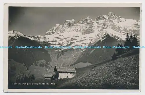 C002054 Münze pittoresque et les Dents du Midi. 7253. Perrochet Matile. 1961. Lau