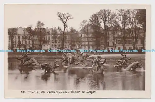 C003509 52. Palais de Versailles. Bassin du Dragon. Edition des Musees Nationaux