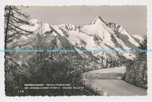C004368 Großglockner. Hochalpenstraße mit Großglockner. Obere Schutt. 190. H.