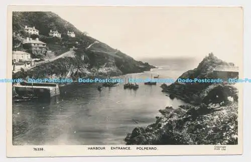 C003605 76338. Hafeneinfahrt. Polperro. Friths Serie