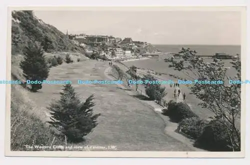 C004403 Western Cliffs und Blick auf Ventnor. I.W.RP. Nahe