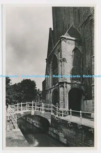 C004621 Delft. Ingang Oude Kerk. Fotina. J. G. v. Agtmaal. Hilversum