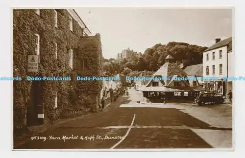 C003874 953109. Yarn Market und High St. Dunster. RP. E. A. Sweetman. RP. 1956