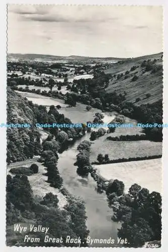 C005425 Wye Valley von Great Rock. Symonds Yat. 4635. RP