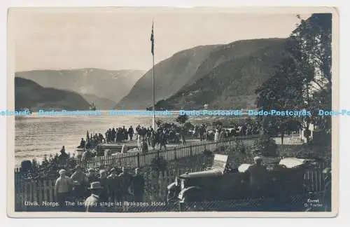 C003955 Ulvik. Norge. Anlegestelle am Brakanes Hotel. Eneret G. Tveiten