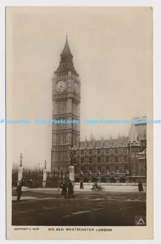 C005460 L Nr. 23. Big Ben. Westminster. London. Lilywhite Fotoserie