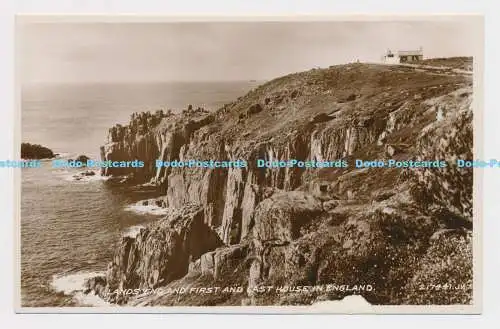 C003978 Lands End. Erstes und letztes Haus in England. 217441. RP