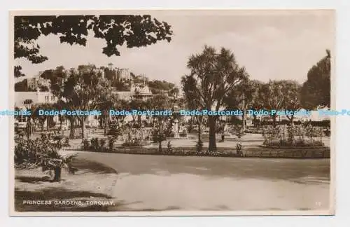 C003988 Princess Gardens. Torquay. 17. RP. 1939