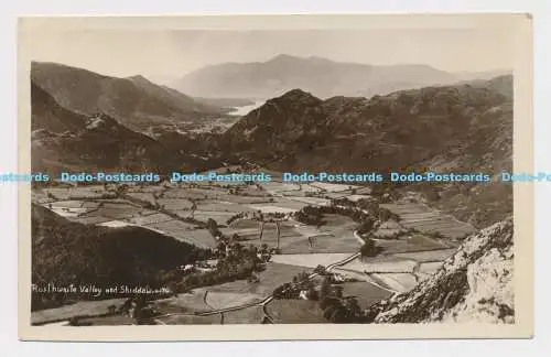 C003997 Rosthwaite Valley und Skiddaw. 1948