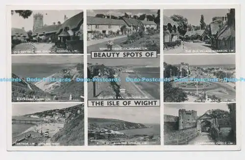 C004020 Schönheitsflecken der Isle of Wight. RP. Nahe. 1960. Multi View