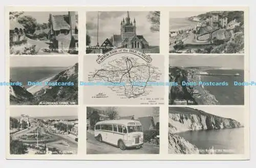 C004021 Eine Motor-Tour durch die Isle of Wight. G. W. Bacon. RP. Nahe. 1966. Multi View