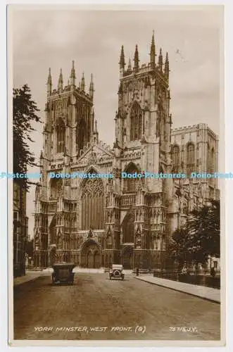 C004831 York Minster. Westfront. 8. 75715. Valentinstag. RP. 1935