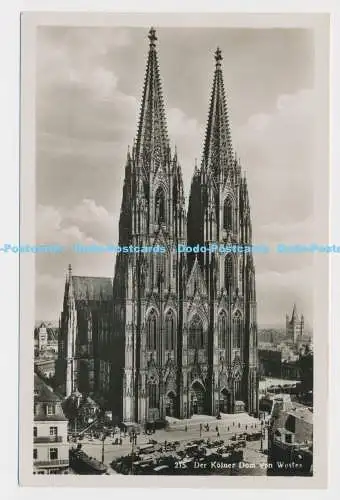 C004839 215. Der Kolner Dom von Westen. Rheingold Serie. Hoursch und Bechstedt