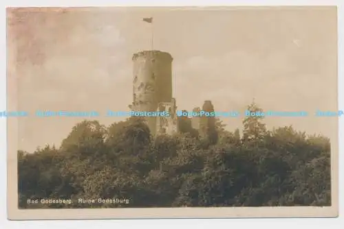 C004106 Bad Godesberg. Ruine Godesburg. Originalfoto. Nr. 1545. Cramers