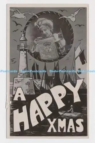 C004909 A Happy Xmas. Schneller Fotodruck. 1907. Multi View