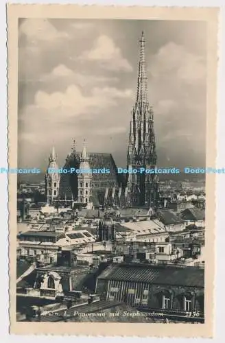 C004928 Wien I. Panorama mit Stephansdom. 2336