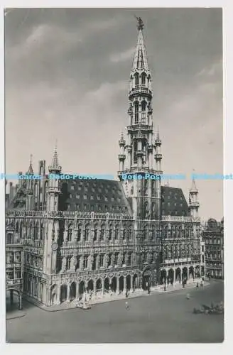 C004935 Brüssel. Rathaus. Fotoprim. Bruxelles. 1954. Nr. 10