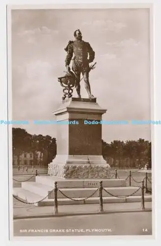 C004936 Sir France Drake Statue. Plymouth. 14. RP