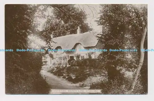 C004228 Cottage. Watery Lane. Studland. E. A. Knight. Alles Briten. 1917