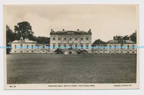 C006414 P.F. 20. Preston Hall. Südfront. Pathhead Ford. Lilywhite