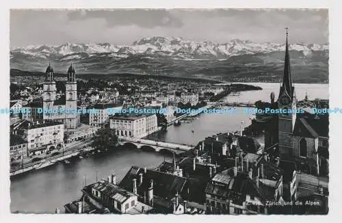 C004264 Z418. Zürich und die Alpen. Beringer und Pampaluchi