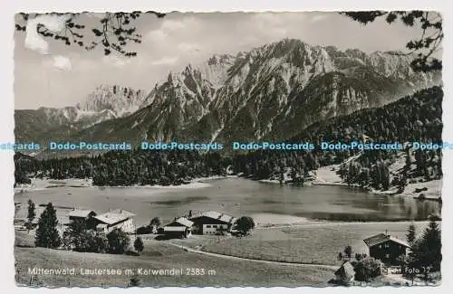 C005773 Mittenwald. Lautersee m.Karwendel. RP 12. 1961