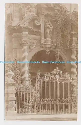 C005042 unbekannter Ort. Zaun. Architektur. Eine Art Gebäude. 1907