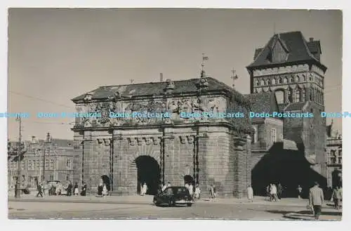 C005839 Danzig. Brama Wyzynna z prawej Barbakan. T. Hermanczyk. Ruch