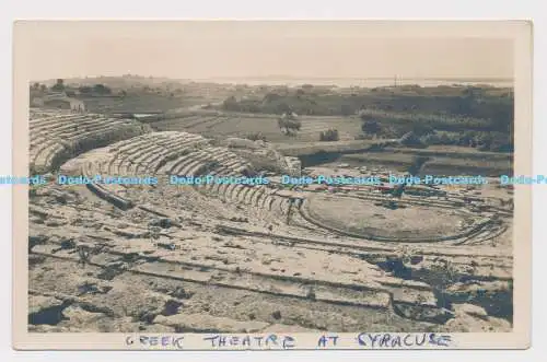 C005857 Griechisches Theater in Syrakus. Syrakus. Teatro Greco. Grafia. Zeda. 1953