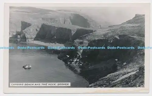 C007316 Landung Strand und Hals. Skomer