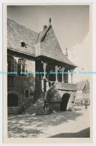 C005140 Goslar a.Harz. Rathaus Aufgang. Reichsbauernstadt Goslar i.Harz. Juliu