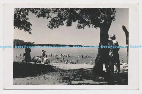 C007366 See. Menschen schwimmen. Killarney. Manitoba. Kanada. 1956