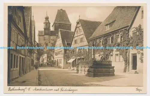 C005178 Rothenburg o.T. Markusturm mit Roderbogen. Stoja. Nr. 2513. RP. Paul Ja