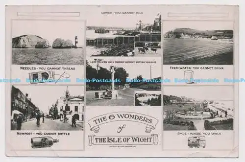 C005926 6 Wunder der Isle of Wight. RP. Nahe. Multi View