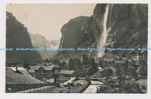 C007424 50. Lauterbrunnen und Staubbach. O. Nikles. Interlaken. Dep. Nr. 60. 193