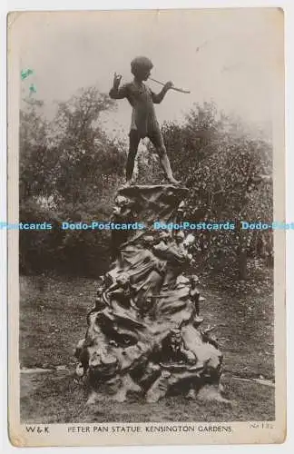 C005258 W. und K. Peter Pan Statue. Kensington Gardens. Nr. 132. RP