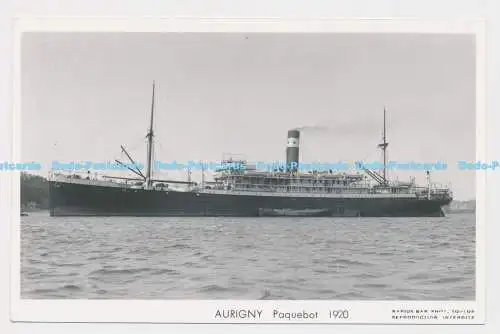 C006042 Versand. Aurigny Paquebot 1920. Marius Bar Phot