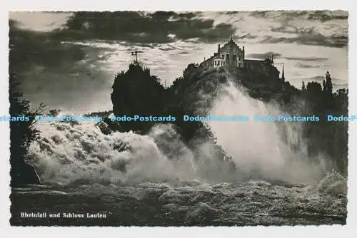 C006827 Rheinfall und Schloss Laufen. 4857. Kunsthandlung Schloss Laufen am Rhei