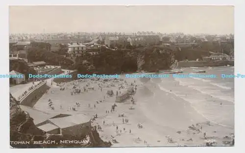 C006836 Towan Beach. Newquay. R. 503. Zierliche Serie. 1916