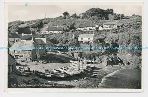 C006173 C. 21. Abendschatten in einer Cornish Cove. Cadgwith. Penpol. RP. Frank Gr