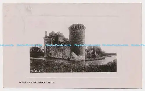 C006185 PS 166 6. Dumfries. Schloss Caelaverock. Schneller Fotodruck. 1908