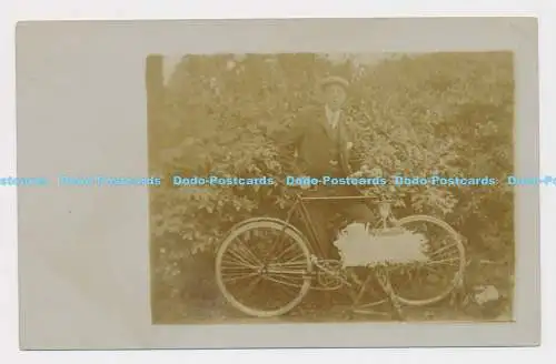 C006875 Mann. Fahrrad. 1908